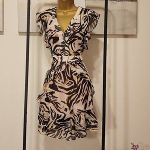 Abstract print dress